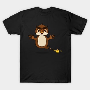 Cute Owl Ghost and Flying T-Shirt